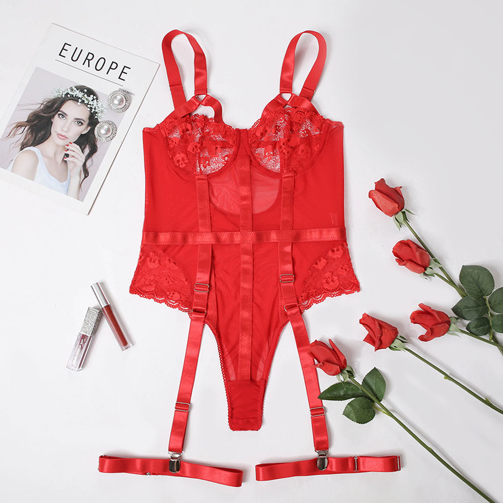Lace Sexy Nightclub Outfit Jumpsuit