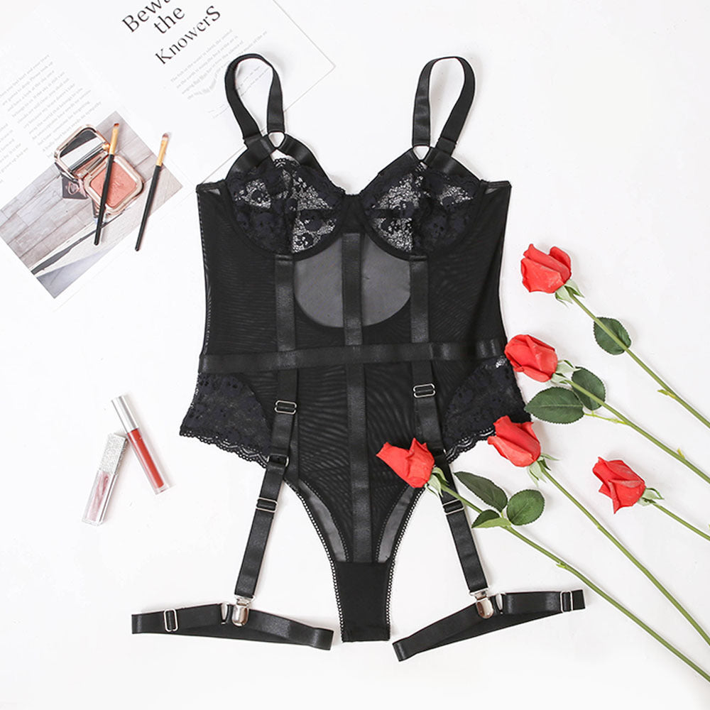 Lace Sexy Nightclub Outfit Jumpsuit