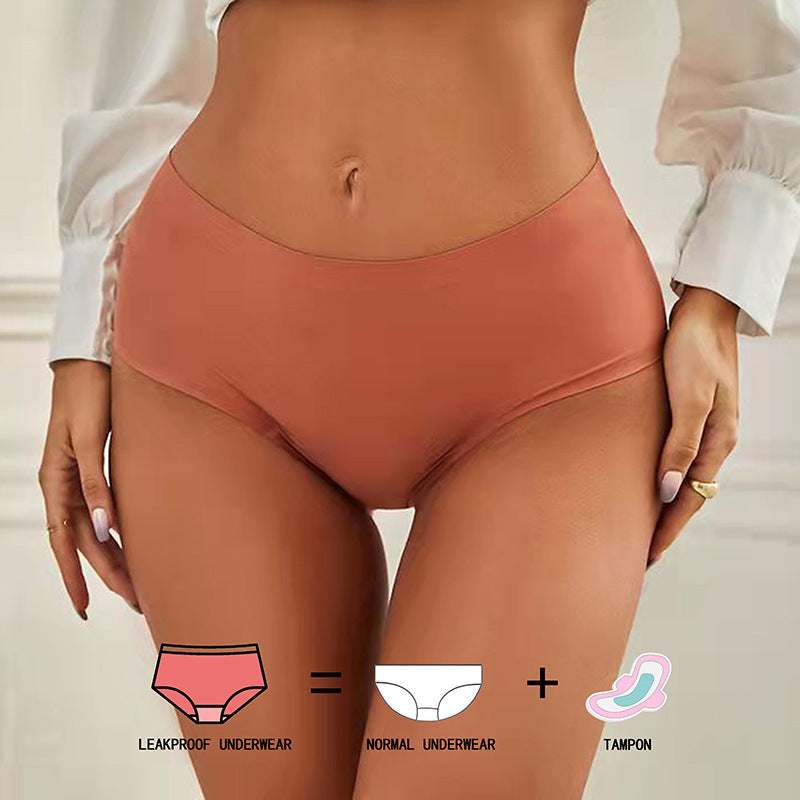 Large Size Seamless High Waisted Physiological Underwear