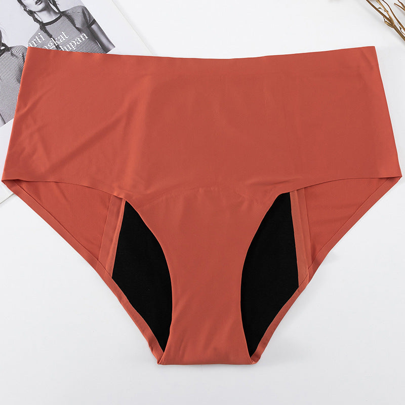 Large Size Seamless High Waisted Physiological Underwear