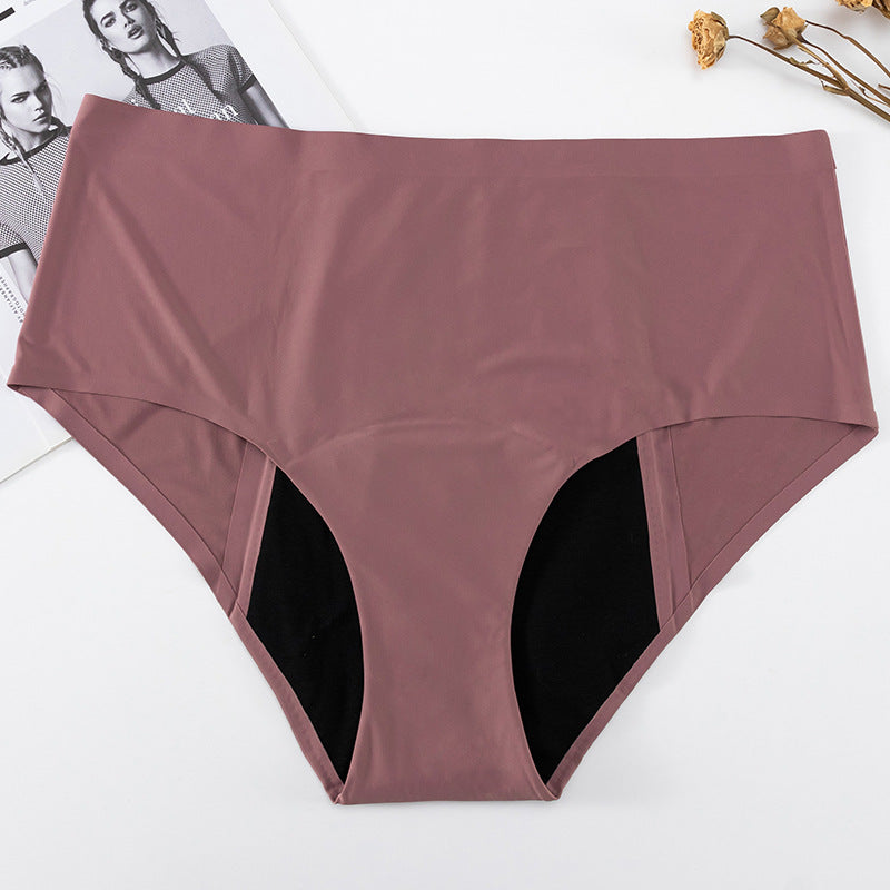 Large Size Seamless High Waisted Physiological Underwear