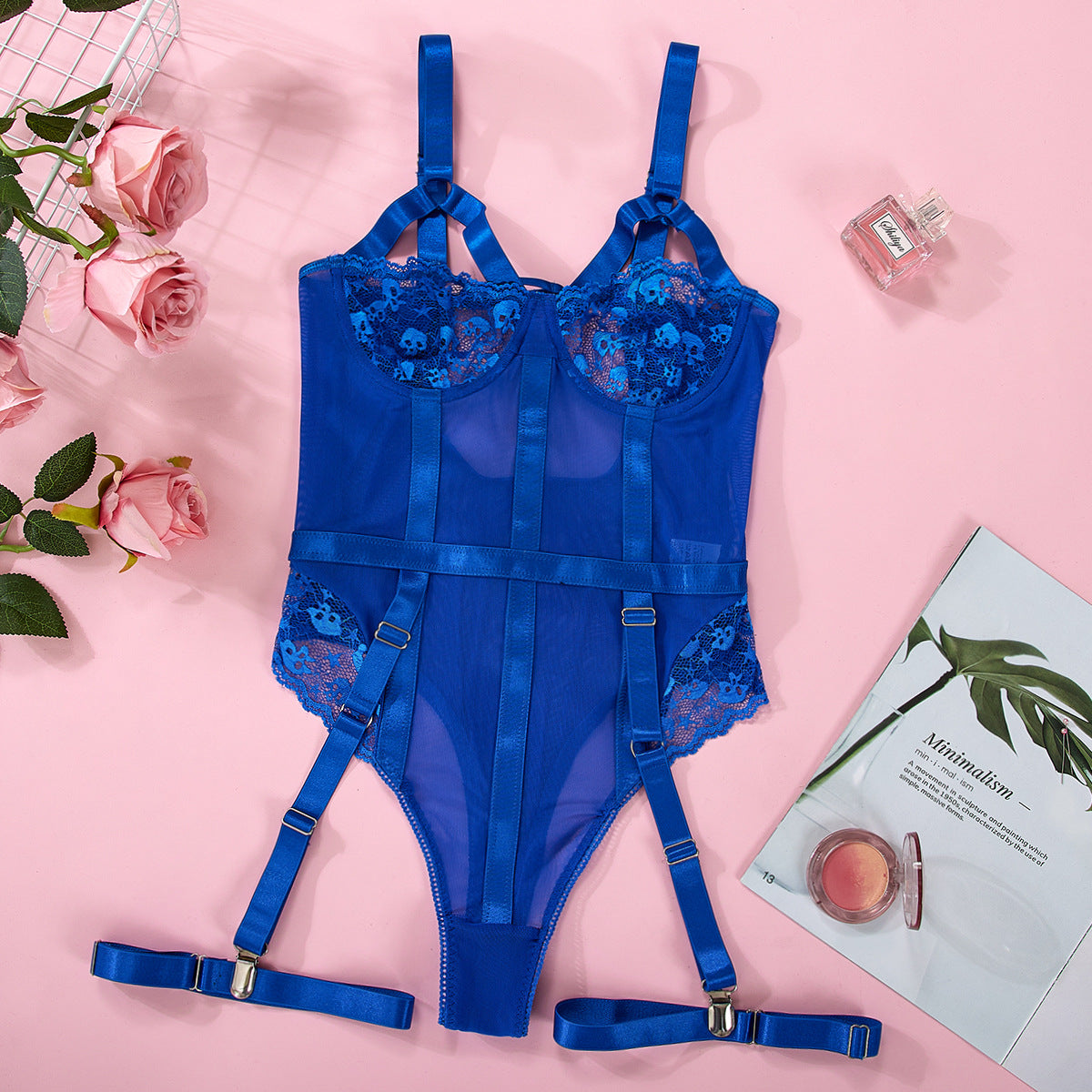 Lace Sexy Nightclub Outfit Jumpsuit