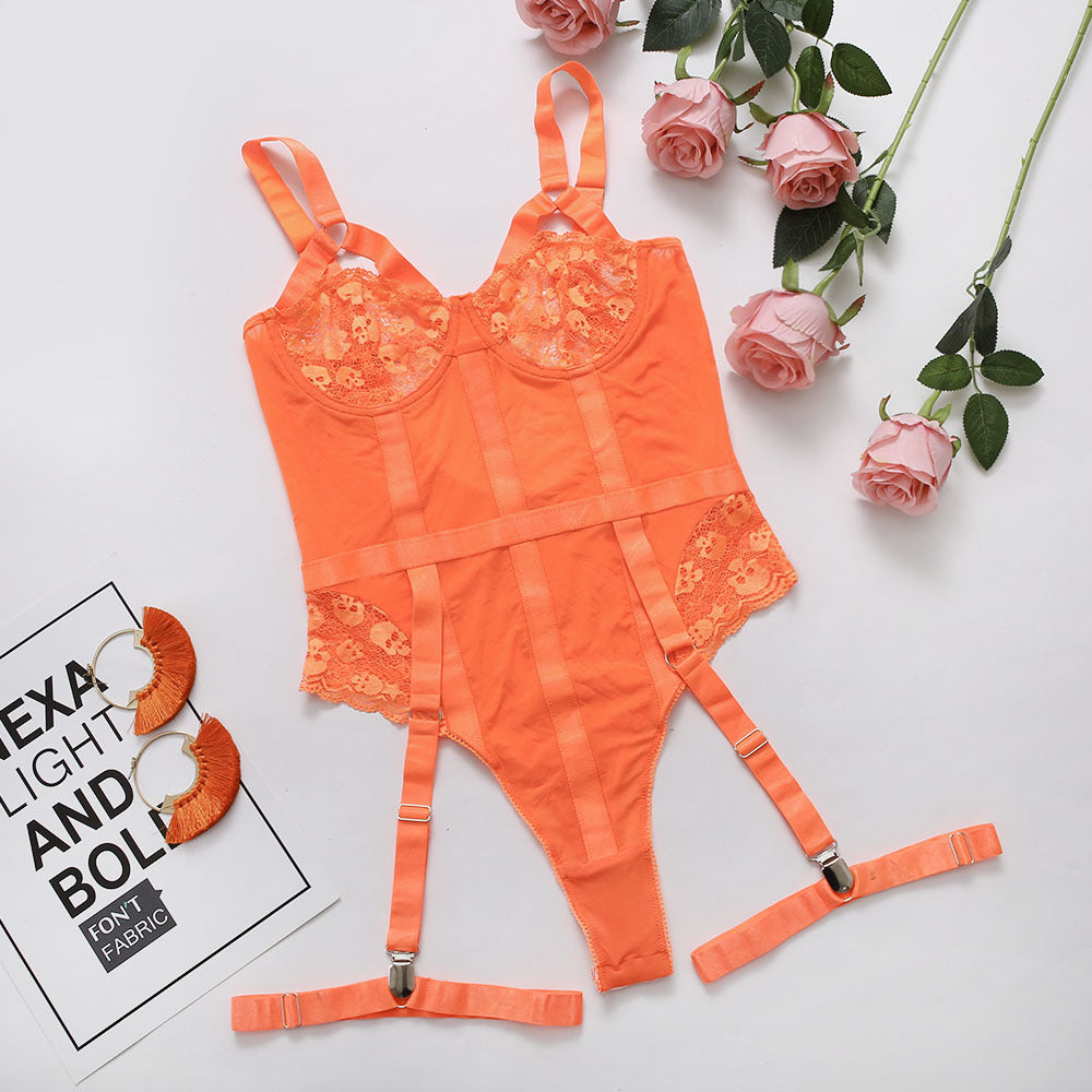 Lace Sexy Nightclub Outfit Jumpsuit